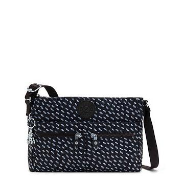 Kipling New Angie Printed Crossbodytassen Zwart | NL 2014SG